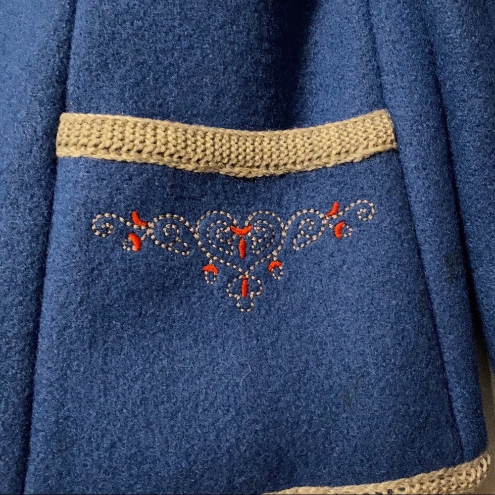 Boos Vintage Austrian 100% Wool Jacket Size 40 - image 4